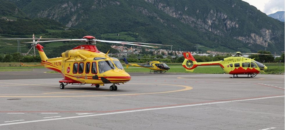 Atterrati i due nuovi elicotteri per le emergenze, dedicati a Campanil Basso e Piz Boè